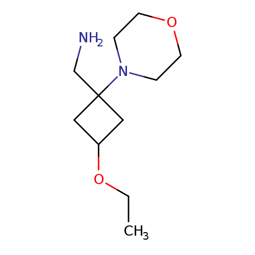 [3-ethoxy-1-(morpholin-4-yl)cyclobutyl]methanamine
