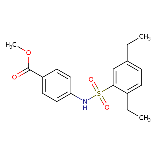 methyl 4-(2,5-diethylbenzenesulfonamido)benzoate
