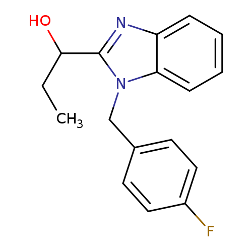 1-{1-[(4-fluorophenyl)methyl]-1H-1,3-benzodiazol-2-yl}propan-1-ol