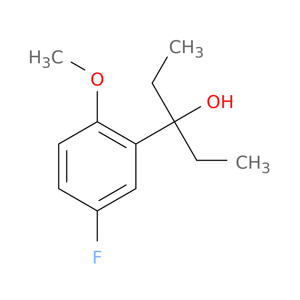 3-(3-Fluoro-6-methoxyphenyl)-3-pentanol