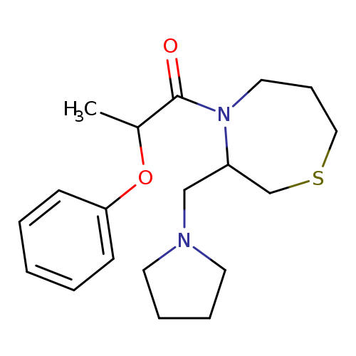 2-phenoxy-1-{3-[(pyrrolidin-1-yl)methyl]-1,4-thiazepan-4-yl}propan-1-one