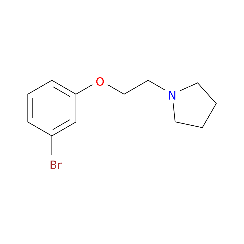 1-[2-(3-Bromophenoxy)ethyl]pyrrolidine