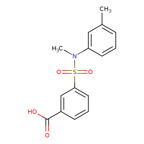 3-[methyl(3-methylphenyl)sulfamoyl]benzoicacid