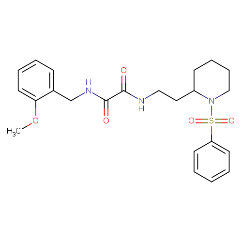 N-{2-[1-(benzenesulfonyl)piperidin-2-yl]ethyl}-N'-[(2-methoxyphenyl)methyl]ethanediamide