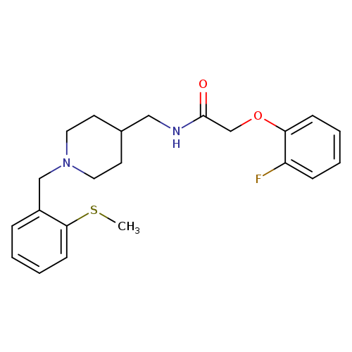 2-(2-fluorophenoxy)-N-[(1-{[2-(methylsulfanyl)phenyl]methyl}piperidin-4-yl)methyl]acetamide