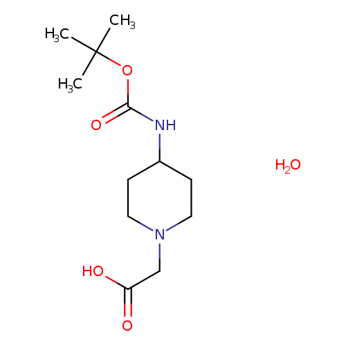 2-(4-{[(tert-butoxy)carbonyl]amino}piperidin-1-yl)acetic acid hydrate