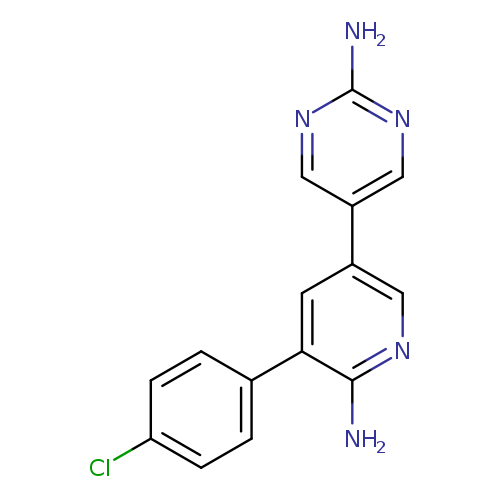 2-Pyrimidinamine, 5-[6-amino-5-(4-chlorophenyl)-3-pyridinyl]-