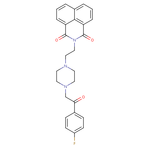3-(2-{4-[2-(4-fluorophenyl)-2-oxoethyl]piperazin-1-yl}ethyl)-3-azatricyclo[7.3.1.0^{5,13}]trideca-1(12),5,7,9(13),10-pentaene-2,4-dione