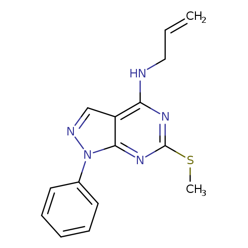 6-(methylsulfanyl)-1-phenyl-N-(prop-2-en-1-yl)-1H-pyrazolo[3,4-d]pyrimidin-4-amine