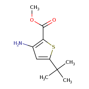2-Thiophenecarboxylic acid， 3-amino-5-(1，1-dimethylethyl)-， methyl ester