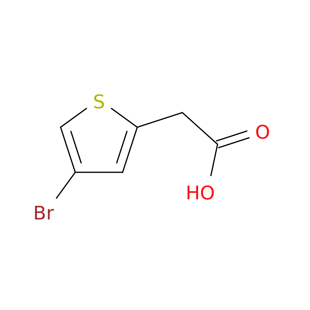 2-(4-Bromothiophen-2-yl)acetic acid