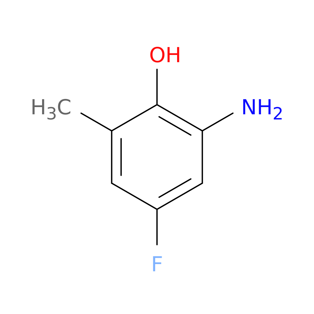 2-Amino-4-fluoro-6-methylphenol