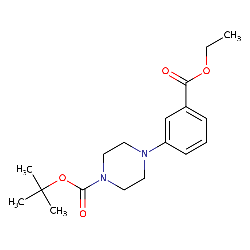 1-Piperazinecarboxylic acid, 4-[3-(ethoxycarbonyl)phenyl]-, 1,1-dimethylethyl ester