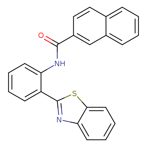 N-[2-(1,3-benzothiazol-2-yl)phenyl]naphthalene-2-carboxamide