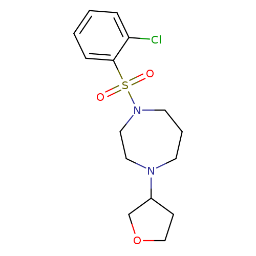 1-(2-chlorobenzenesulfonyl)-4-(oxolan-3-yl)-1,4-diazepane