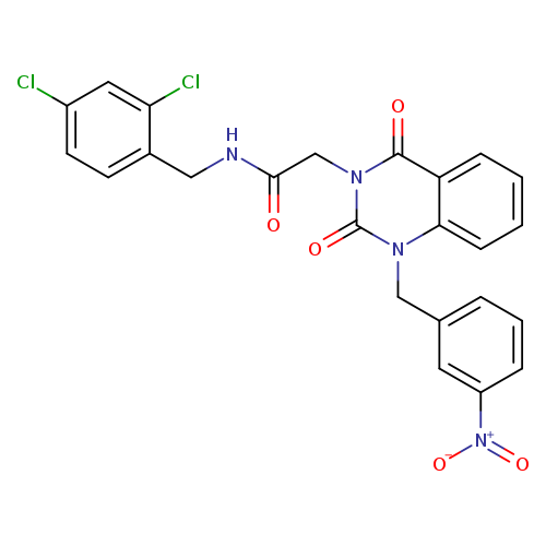 N-[(2,4-dichlorophenyl)methyl]-2-{1-[(3-nitrophenyl)methyl]-2,4-dioxo-1,2,3,4-tetrahydroquinazolin-3-yl}acetamide