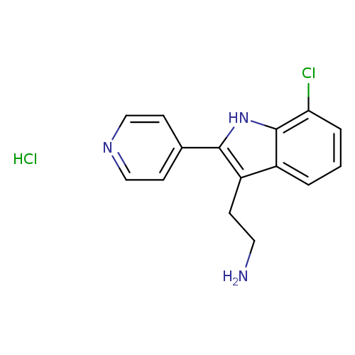 2-(7-Chloro-2-(pyridin-4-yl)-1H-indol-3-yl)ethanamine hydrochloride