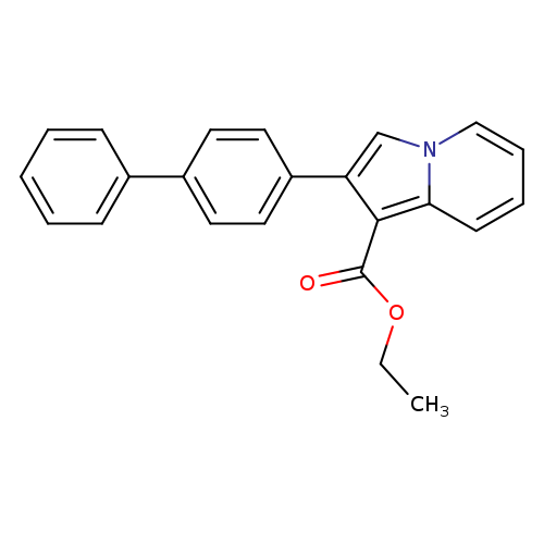ethyl 2-{[1,1'-biphenyl]-4-yl}indolizine-1-carboxylate