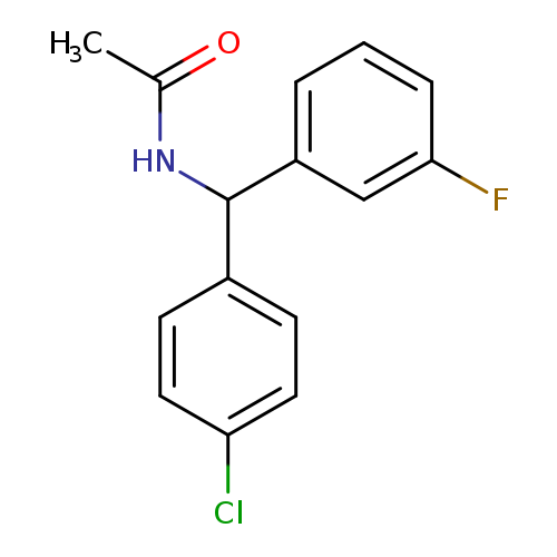 N-[(4-Chlorophenyl)(3-fluorophenyl)methyl]acetamide
