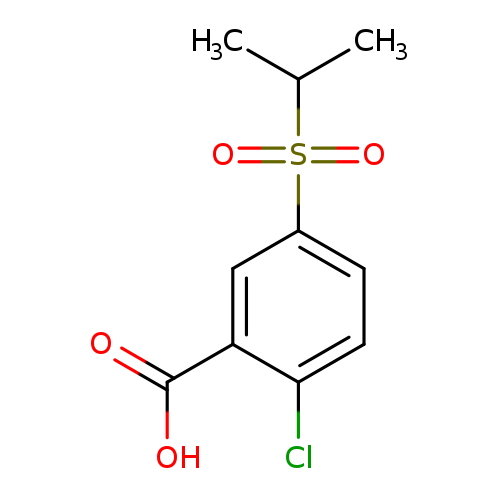 2-chloro-5-(propane-2-sulfonyl)benzoic acid