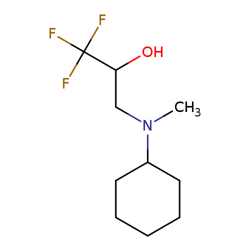 3-[Cyclohexyl(methyl)amino]-1,1,1-trifluoro-2-propanol
