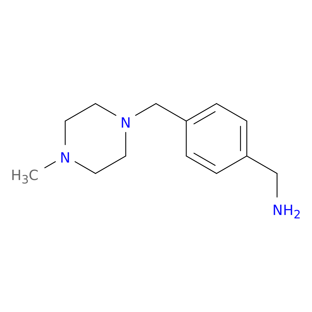 Benzenemethanamine, 4-[(4-methyl-1-piperazinyl)methyl]-