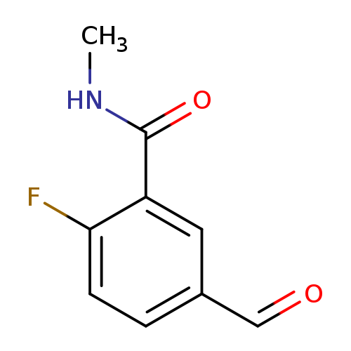 2-fluoro-5-formyl-N-methylbenzamide