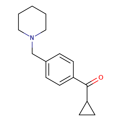 Cyclopropyl 4-(piperidinomethyl)phenyl ketone