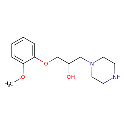 1-(2-Methoxyphenoxy)-3-(piperazin-1-yl)propan-2-ol
