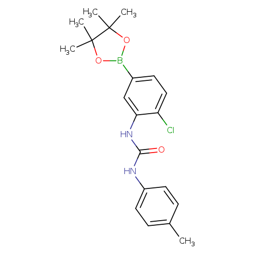 1-(2-Chloro-5-(4,4,5,5-tetramethyl-1,3,2-dioxaborolan-2-yl)phenyl)-3-(p-tolyl)urea