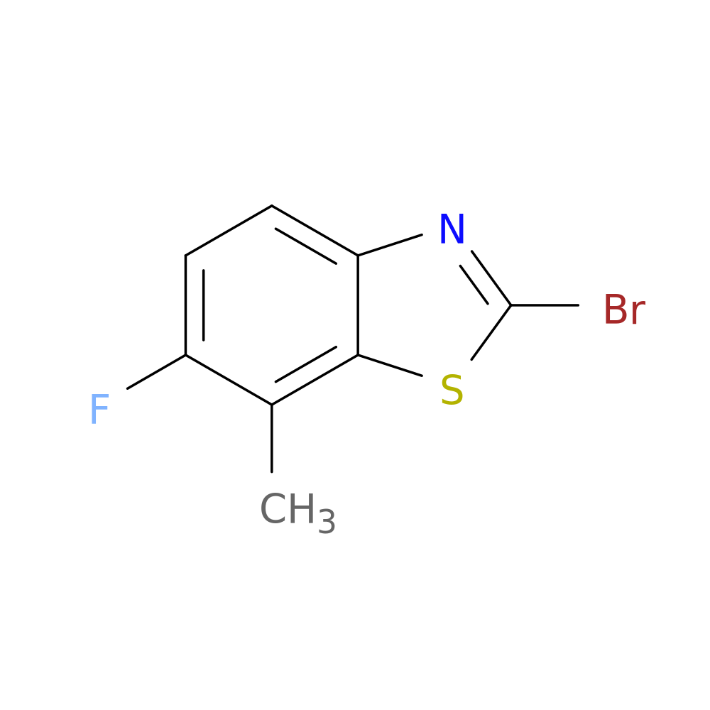 2-bromo-6-fluoro-7-methyl-1,3-benzothiazole