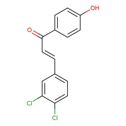 2-Propen-1-one, 3-(3,4-dichlorophenyl)-1-(4-hydroxyphenyl)-, (2E)-