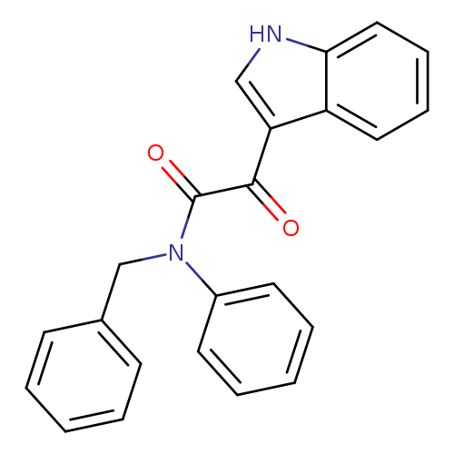 N-benzyl-2-(1H-indol-3-yl)-2-oxo-N-phenylacetamide