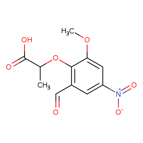 2-(2-Formyl-6-methoxy-4-nitrophenoxy)propanoic acid