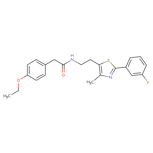 2-(4-ethoxyphenyl)-N-{2-[2-(3-fluorophenyl)-4-methyl-1,3-thiazol-5-yl]ethyl}acetamide