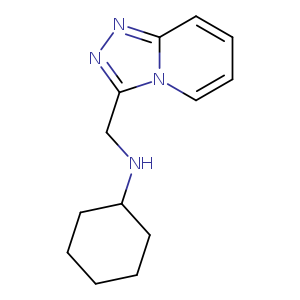 N-({[1,2,4]triazolo[4,3-a]pyridin-3-yl}methyl)cyclohexanamine