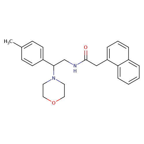 N-[2-(4-methylphenyl)-2-(morpholin-4-yl)ethyl]-2-(naphthalen-1-yl)acetamide