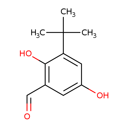 Benzaldehyde, 3-(1,1-dimethylethyl)-2,5-dihydroxy-