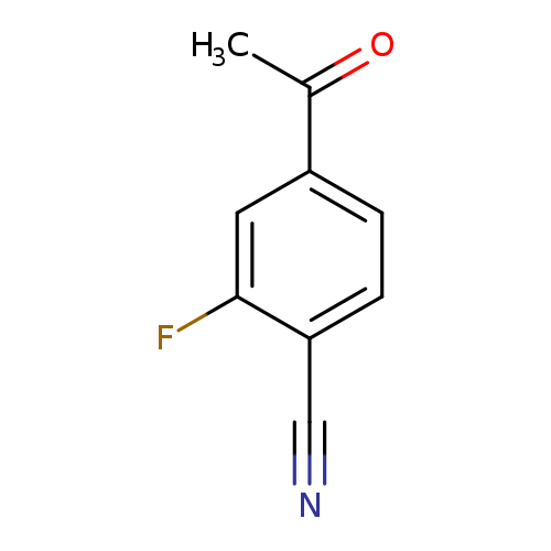 Benzonitrile, 4-acetyl-2-fluoro- (9CI)