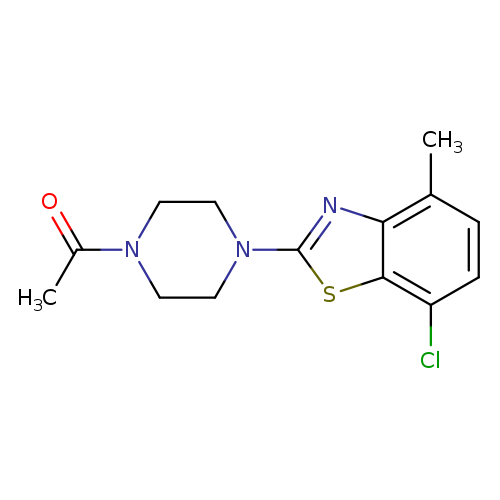 1-[4-(7-chloro-4-methyl-1,3-benzothiazol-2-yl)piperazin-1-yl]ethan-1-one
