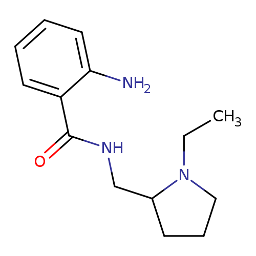 2-amino-N-[(1-ethylpyrrolidin-2-yl)methyl]benzamide