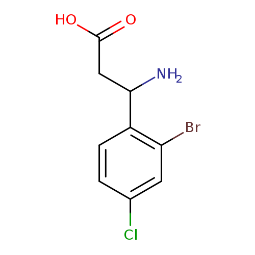 3-Amino-2-(2-bromo-4-chlorophenyl)propanoic acid