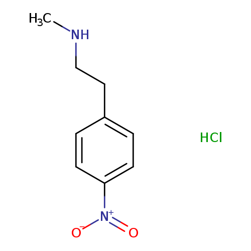 Benzeneethanamine, N-methyl-4-nitro-, hydrochloride (1:1)