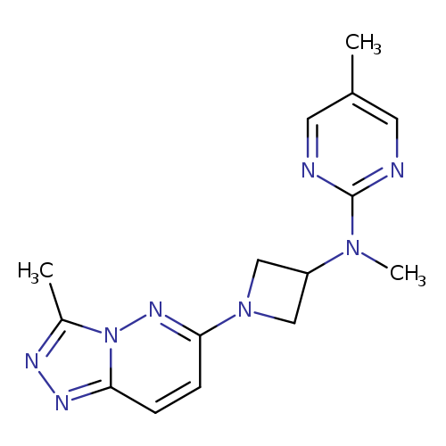 N,5-dimethyl-N-(1-{3-methyl-[1,2,4]triazolo[4,3-b]pyridazin-6-yl}azetidin-3-yl)pyrimidin-2-amine