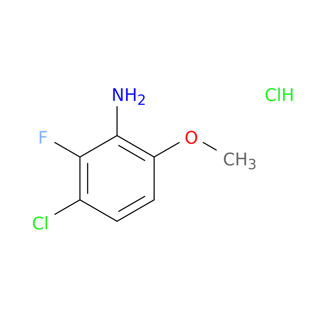 3-chloro-2-fluoro-6-methoxyaniline hydrochloride