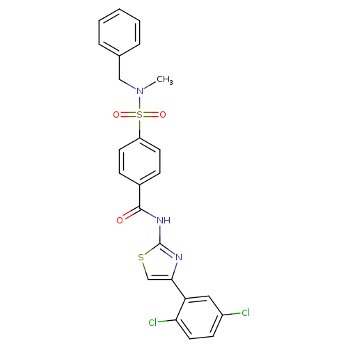 4-[benzyl(methyl)sulfamoyl]-N-[4-(2,5-dichlorophenyl)-1,3-thiazol-2-yl]benzamide