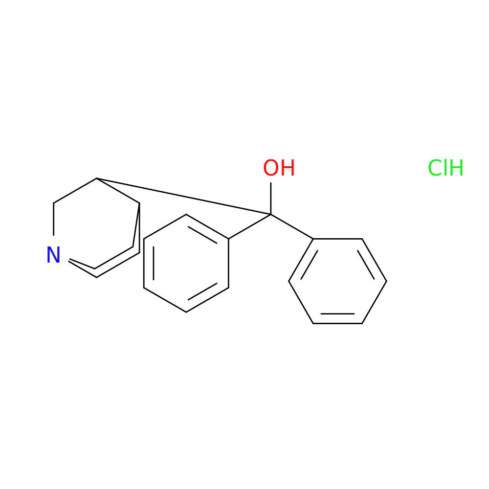 1-Azabicyclo[2.2.2]oct-3-yl(diphenyl)methanol hydrochloride