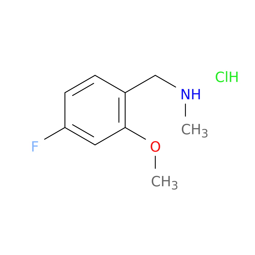 [(4-fluoro-2-methoxyphenyl)methyl](methyl)amine hydrochloride