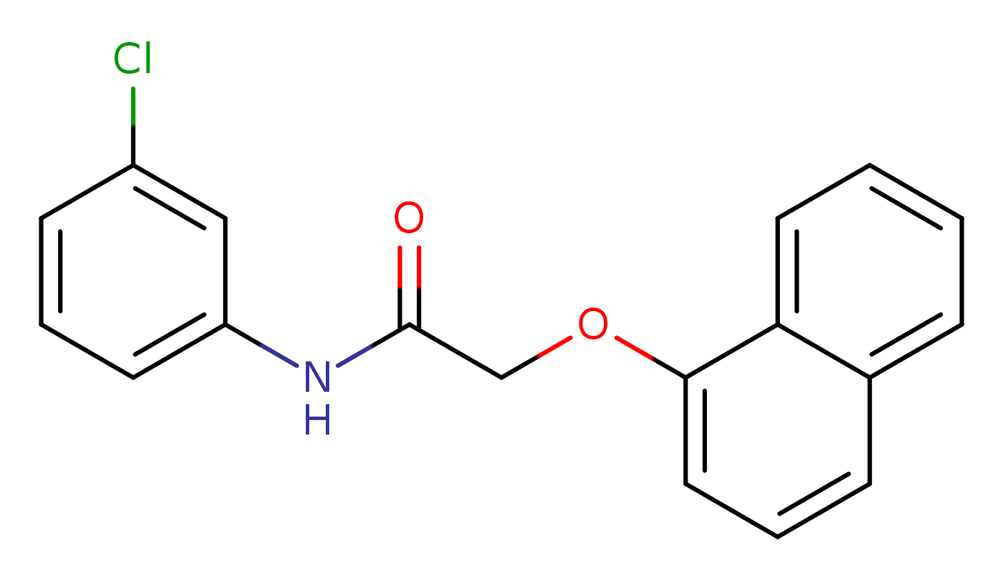 N-(3-chlorophenyl)-2-(naphthalen-1-yloxy)acetamide