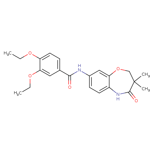 N-(3,3-dimethyl-4-oxo-2,3,4,5-tetrahydro-1,5-benzoxazepin-8-yl)-3,4-diethoxybenzamide